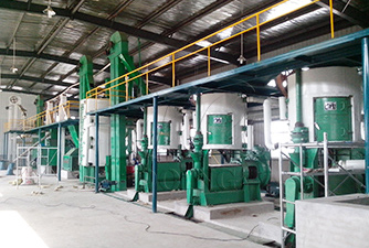 国内安装的食用油生产设备